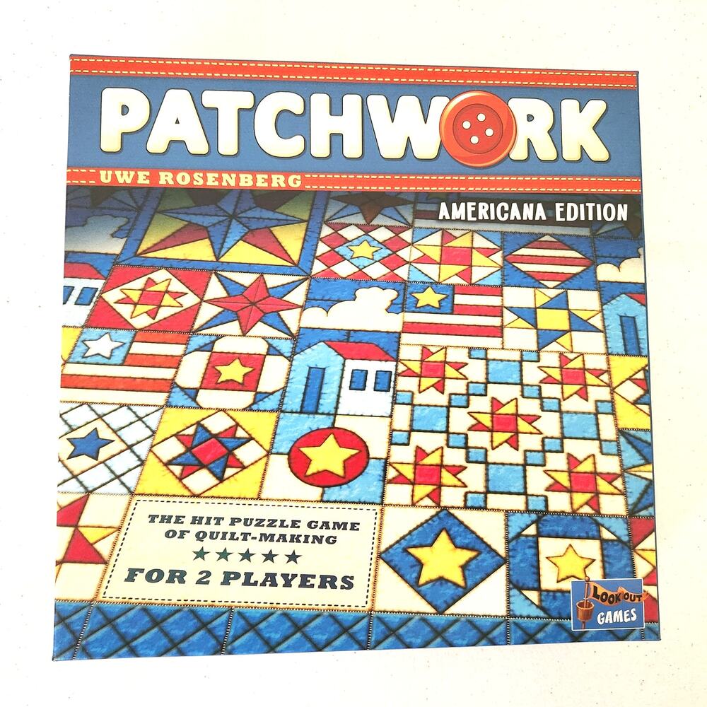 Patchwork Americana Edition Board Game by Lookout Games. Sealed Uwe Rosenberg - Picture 7 of 7